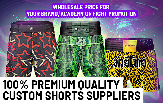 Wholesale Custom Fightwear, Apparel & Bags at Factory Prices.